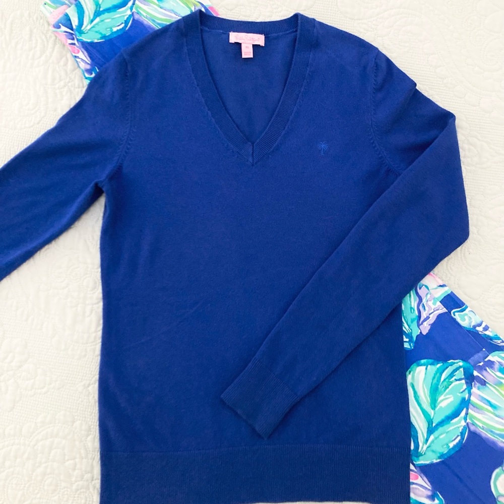 Lilly Pulitzer V Neck Sweater